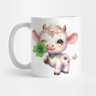 Clover Cow St Patricks Day Mug